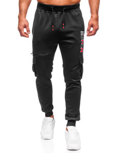 Pantaloni di tuta da uomo neri Bolf K10287