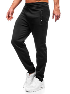 Pantaloni di tuta da uomo neri Bolf YK187