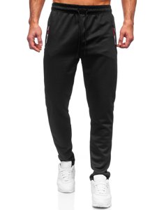 Pantaloni di tuta senza guardolo da uomo neri Bolf JX8106