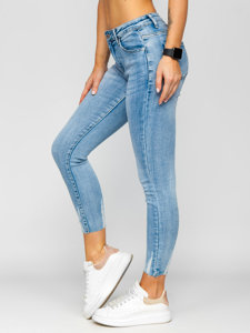 Pantaloni in denim Skinny da donna celesti Bolf S0002