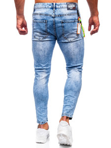 Pantaloni in jeans da uomo azzurri Bolf TF150