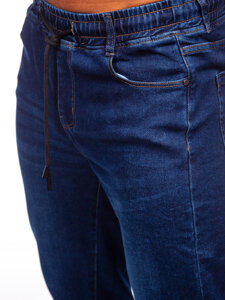 Pantaloni in jeans jogger da uomo blu Bolf 8130