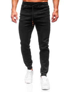 Pantaloni in jeans jogger da uomo nero Bolf 8112