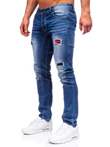 Pantaloni in jeans regular fit da uomo azzurri Bolf MP0050B