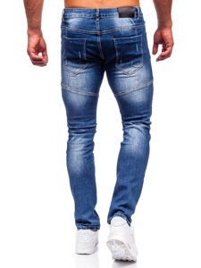 Pantaloni in jeans regular fit da uomo azzurri Bolf MP0050B