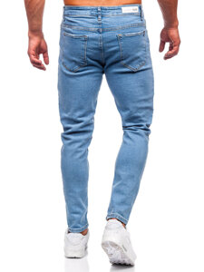 Pantaloni in jeans regular fit da uomo azzurro Bolf 6211