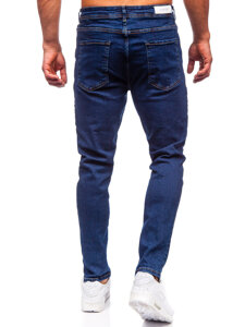 Pantaloni in jeans regular fit da uomo azzurro Bolf 6296