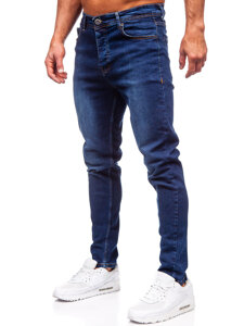 Pantaloni in jeans regular fit da uomo azzurro Bolf 6297