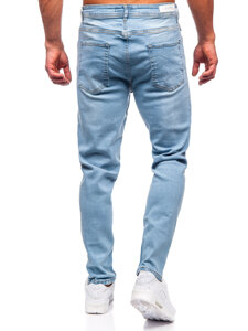 Pantaloni in jeans regular fit da uomo azzurro Bolf 6324