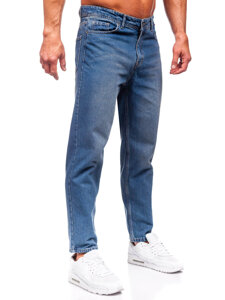 Pantaloni in jeans regular fit da uomo azzurro Bolf GT26