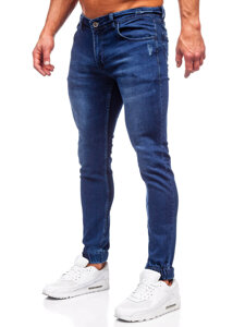 Pantaloni in jeans regular fit da uomo blu Bolf 1969