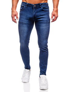 Pantaloni in jeans regular fit da uomo blu Bolf 1969