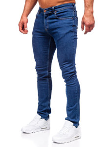 Pantaloni in jeans regular fit da uomo blu Bolf 5158