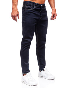 Pantaloni in jeans regular fit da uomo blu Bolf 5261