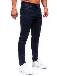 Pantaloni in jeans regular fit da uomo blu Bolf 5305