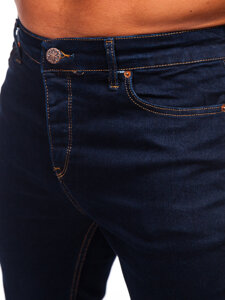 Pantaloni in jeans regular fit da uomo blu Bolf 5305