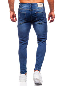 Pantaloni in jeans regular fit da uomo blu Bolf 6217