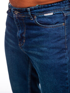 Pantaloni in jeans regular fit da uomo blu Bolf GT21