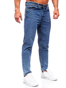 Pantaloni in jeans regular fit da uomo blu Bolf GT24