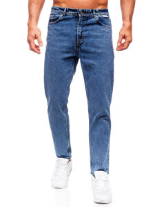 Pantaloni in jeans regular fit da uomo blu Bolf GT24