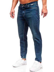 Pantaloni in jeans regular fit da uomo blu Bolf GT25