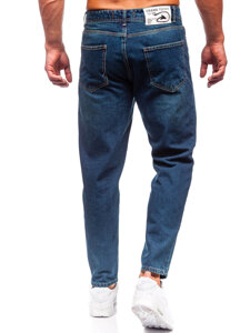 Pantaloni in jeans regular fit da uomo blu Bolf GT25