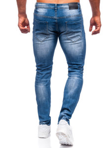 Pantaloni in jeans regular fit da uomo blu Bolf MP002BC