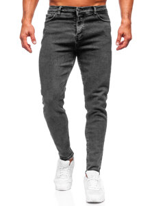 Pantaloni in jeans regular fit da uomo grafite Bolf 6014