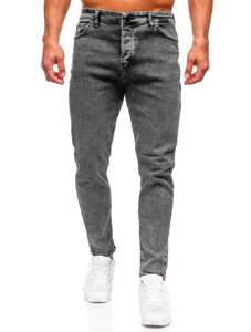 Pantaloni in jeans regular fit da uomo grafite Bolf 6015