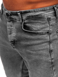 Pantaloni in jeans regular fit da uomo grafite Bolf 6345