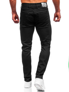 Pantaloni in jeans regular fit da uomo neri Bolf 6525R