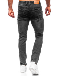 Pantaloni in jeans regular fit da uomo neri Bolf K10009-2