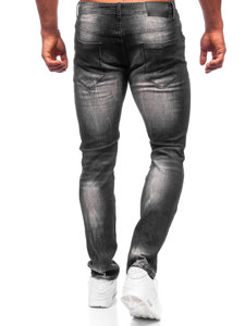 Pantaloni in jeans regular fit da uomo neri Bolf MP002N