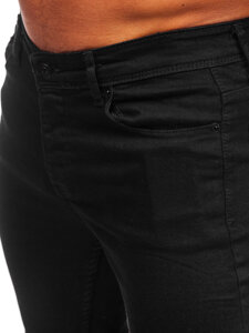 Pantaloni in jeans regular fit da uomo nero Bolf 6094