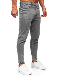 Pantaloni in jeans skinny fit da uomo grafite Bolf 5909