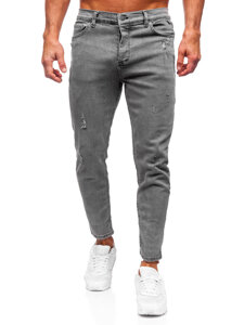 Pantaloni in jeans skinny fit da uomo grafite Bolf 5909