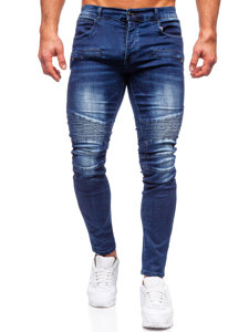 Pantaloni in jeans slim fit da uomo azzurri Bolf MP0029B