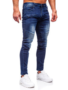 Pantaloni in jeans slim fit da uomo azzurri Bolf MP0029B