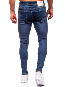 Pantaloni in jeans slim fit da uomo azzurro Bolf 6257