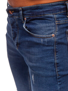 Pantaloni in jeans slim fit da uomo azzurro Bolf 6257