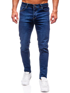 Pantaloni in jeans slim fit da uomo azzurro Bolf 6290