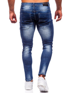 Pantaloni in jeans slim fit da uomo blu Bolf MP0024B