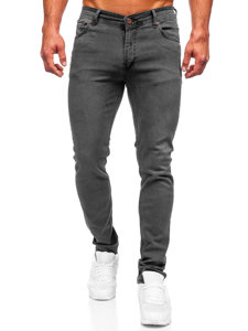 Pantaloni in jeans slim fit da uomo grafite Bolf 6220