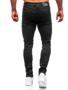 Pantaloni in jeans slim fit da uomo neri Bolf 6693S