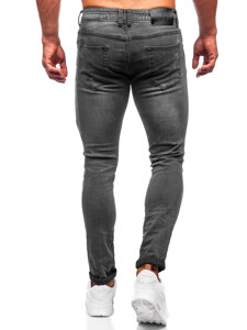 Pantaloni in jeans slim fit da uomo neri Bolf KS2081A