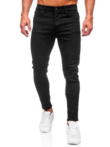 Pantaloni in jeans slim fit da uomo nero Bolf 6087