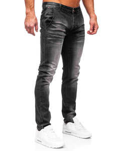 Pantaloni in jeans slim fit da uomo nero Bolf MP0091N