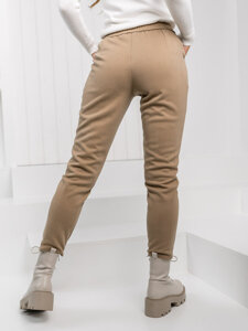 Pantaloni in tessuto da donna marrone Bolf 57612