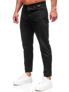 Pantaloni in tessuto da uomo neri Bolf GT