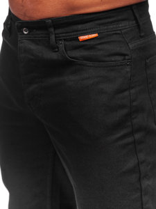 Pantaloni in tessuto da uomo neri Bolf GT